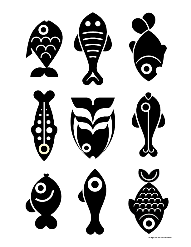 More Fish Silhouettes